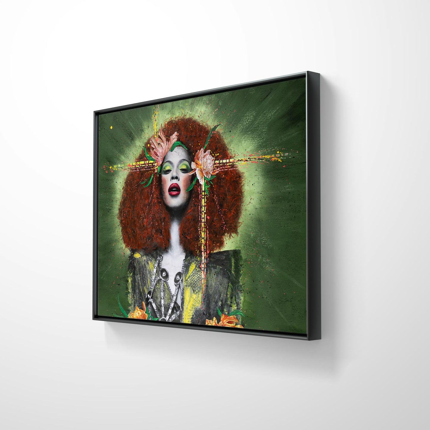 Perfekt konfirmasjonsgave eller bryllupsgave. POp art er svært populært og noe av det vi selges mest i galleriet. Hva med å gi pop art kunst i gave. Her ser du trykk av den populære pop art kunstneren Fru Bugge