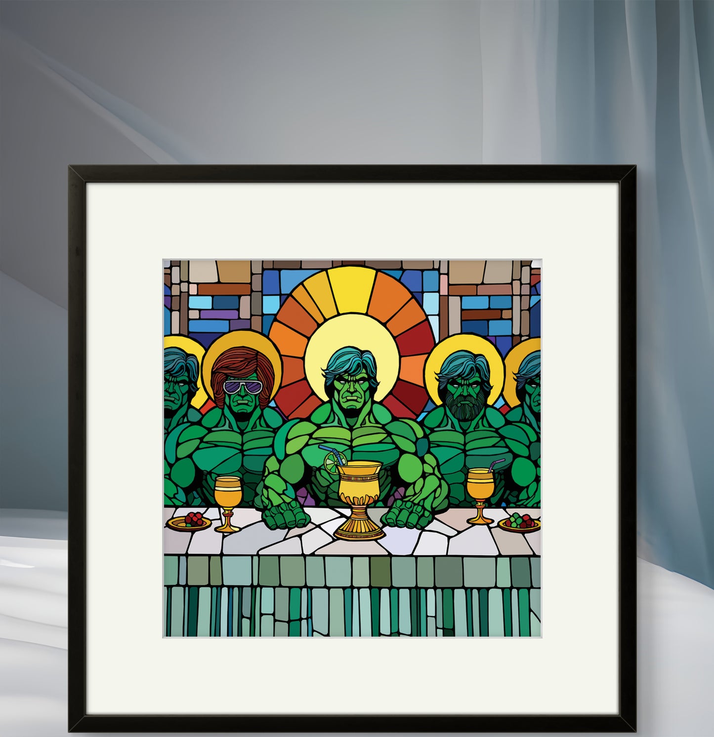 Ronny Bank "Last Supper" 15X15 cm