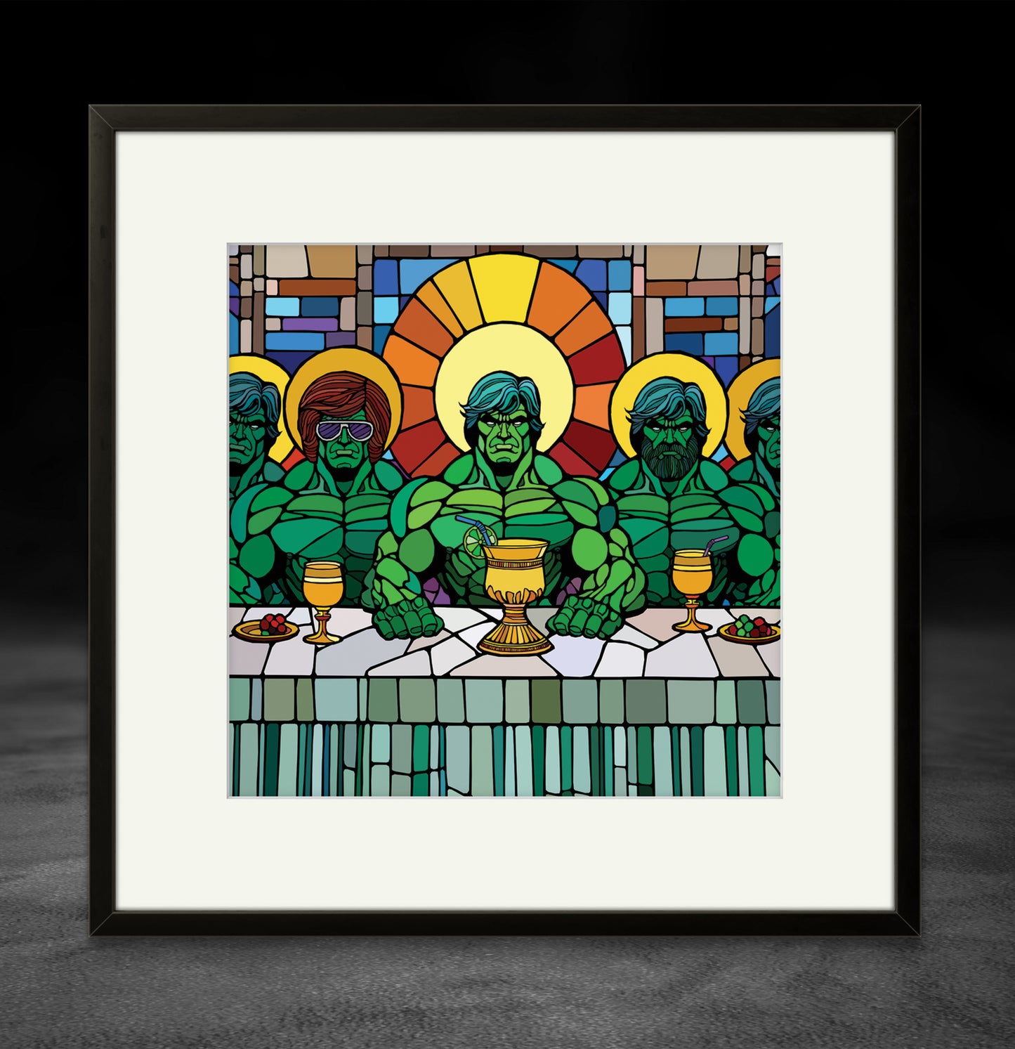 Ronny Bank "Last Supper" 15X15 cm