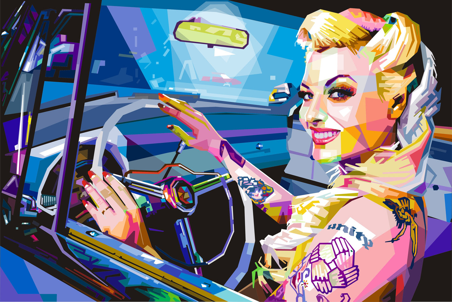 Torbjørn Endrerud (Tendart) "I'll Be Back", digitalt grafisk kunstverk inspirert av The Beatles