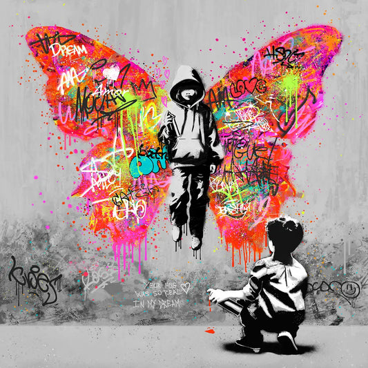 Popart kunst av Rino Larsen "Dream"