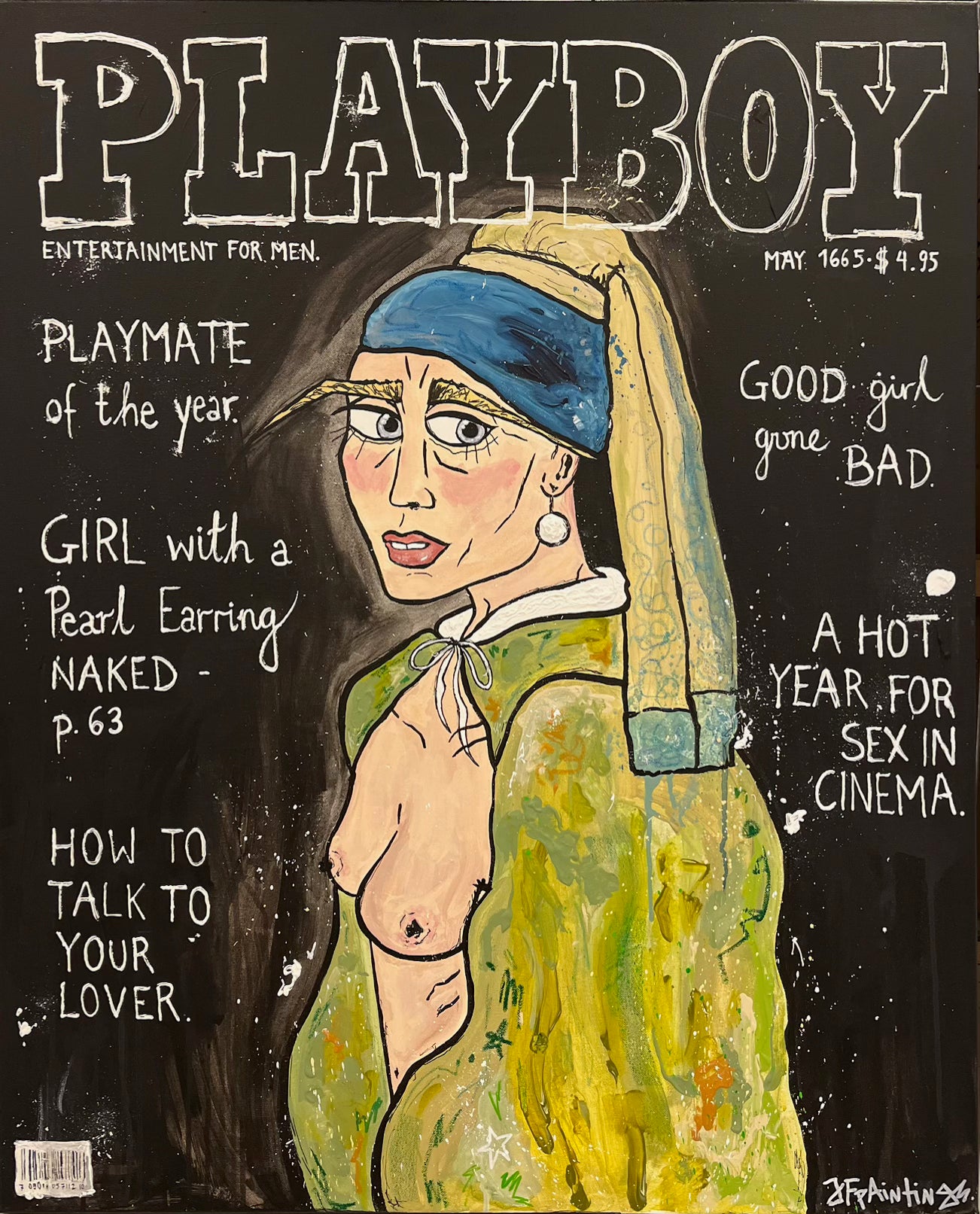 JfPaintings "Playmate with a pearl Earring"