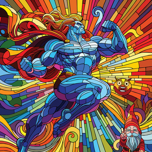 Ronny Bank "Praise the lord" 50X50 cm