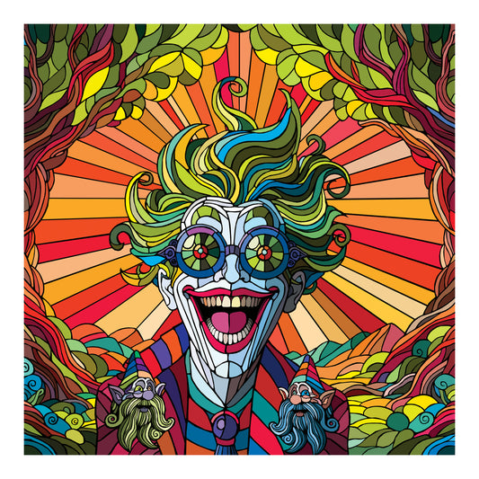 Ronny Bank "Embrace the Mad" 90x90cm