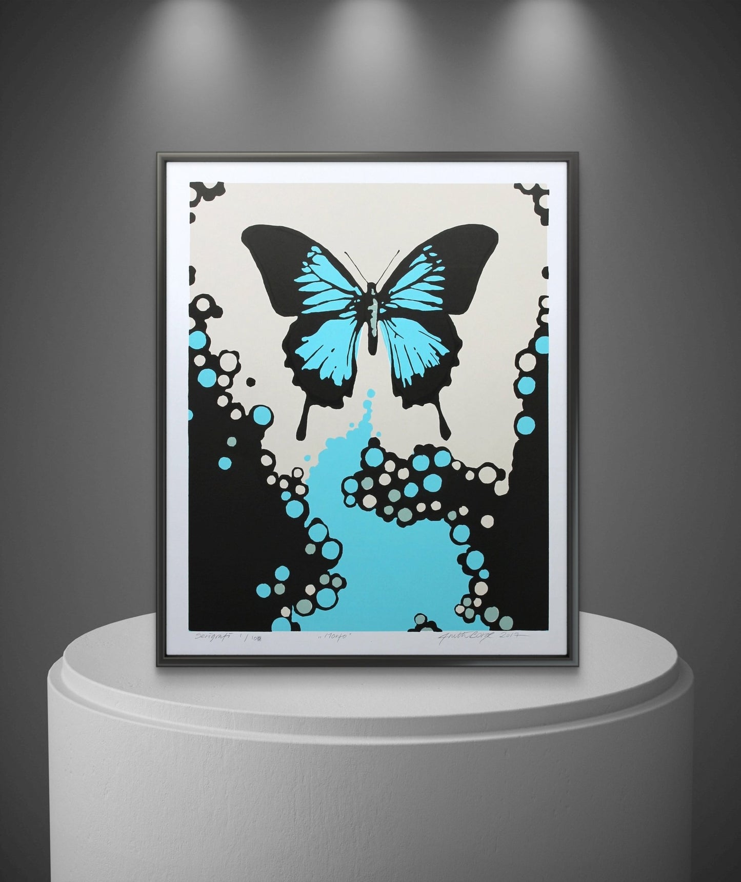 Bilde av Anette Borge "Morfo" laget av Anette Borge, popart kunst fra Galleri2b