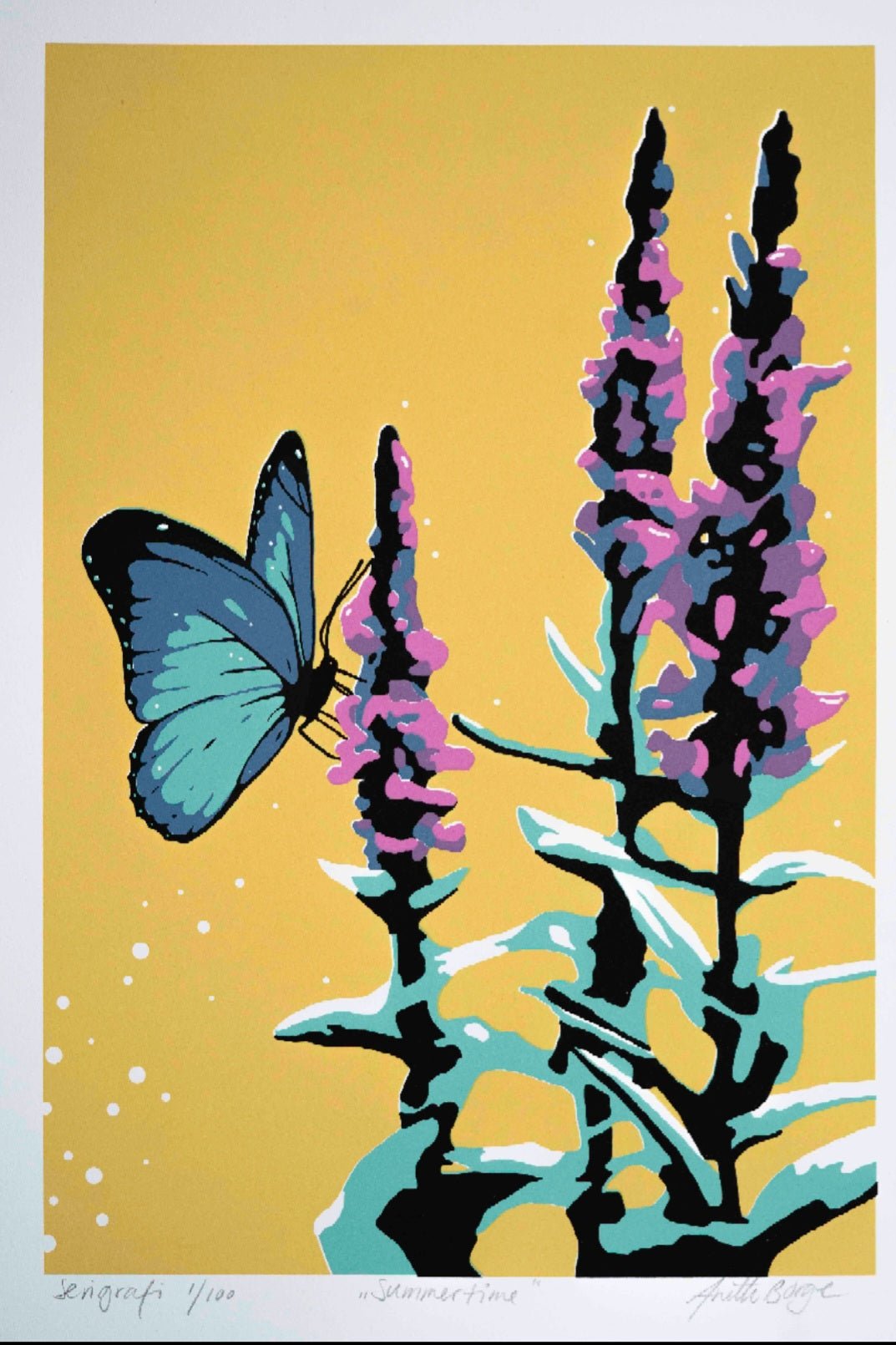 Bilde av Anette Borge "Summertime" laget av Anette Borge, popart kunst fra Galleri2b