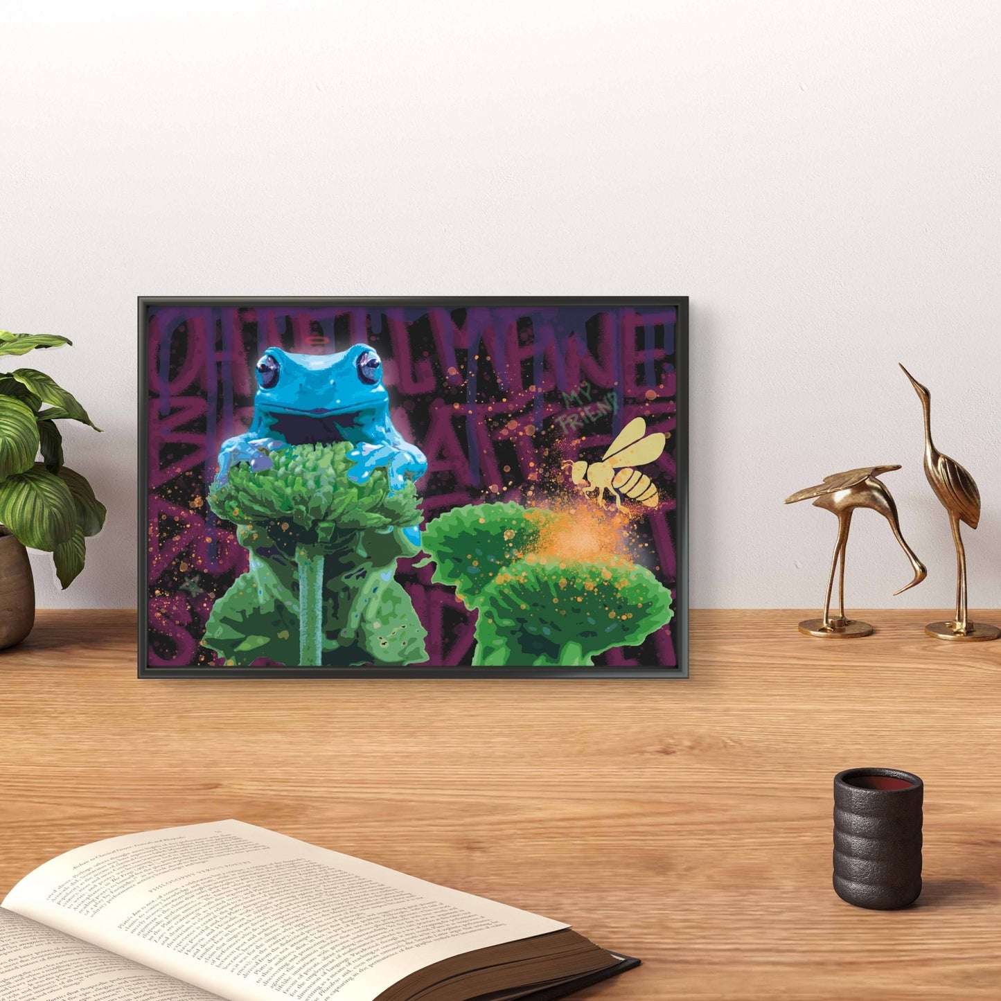 Bilde av Anette Borge "we both matter don't we" laget av Anette Borge, popart kunst fra Galleri2b