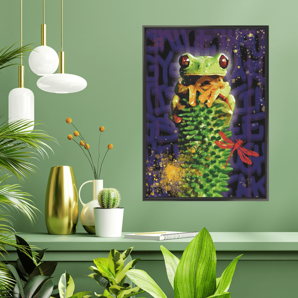 Bilde av Anette Borge You're not alone" laget av Anette Borge, popart kunst fra Galleri2b