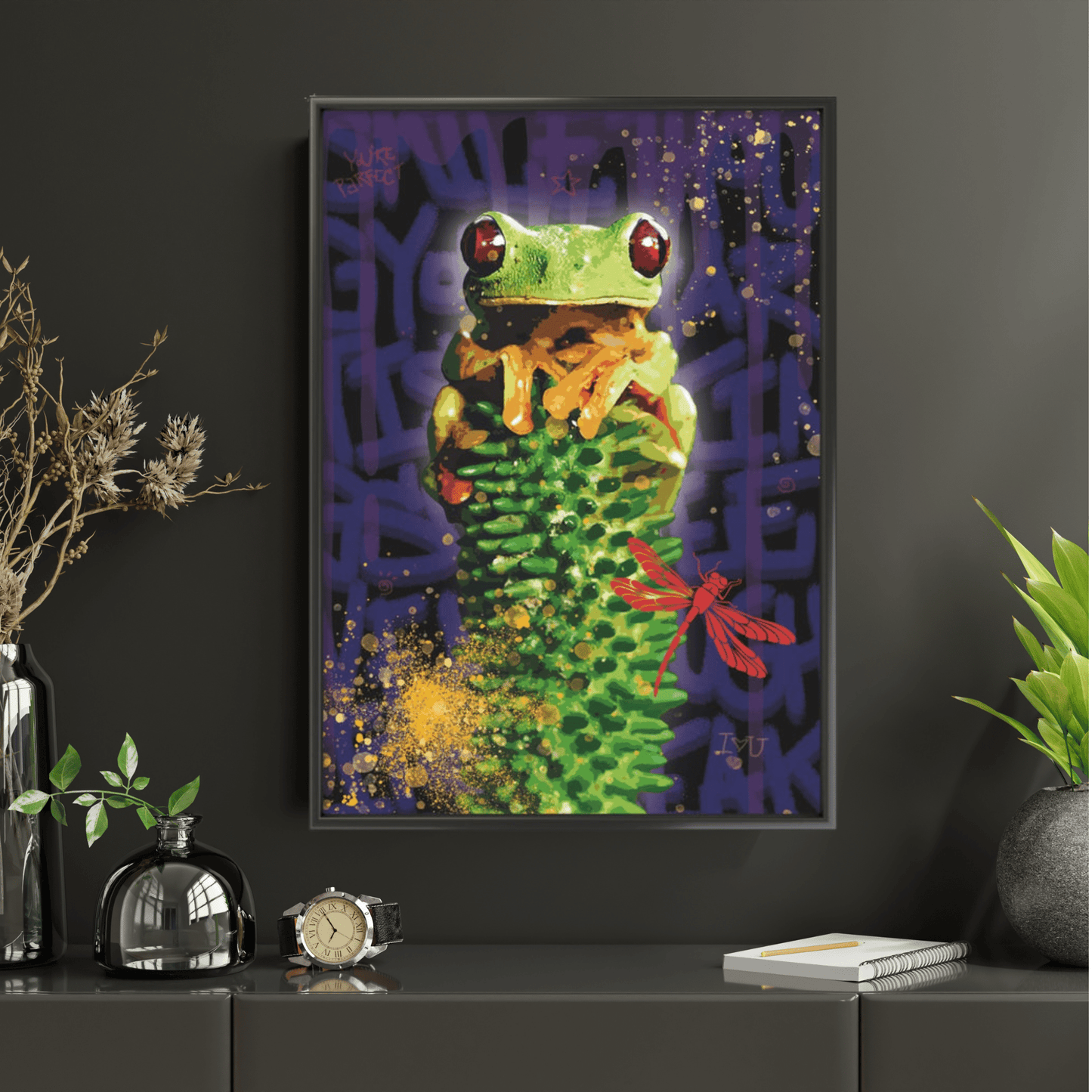 Bilde av Anette Borge You're not alone" laget av Anette Borge, popart kunst fra Galleri2b