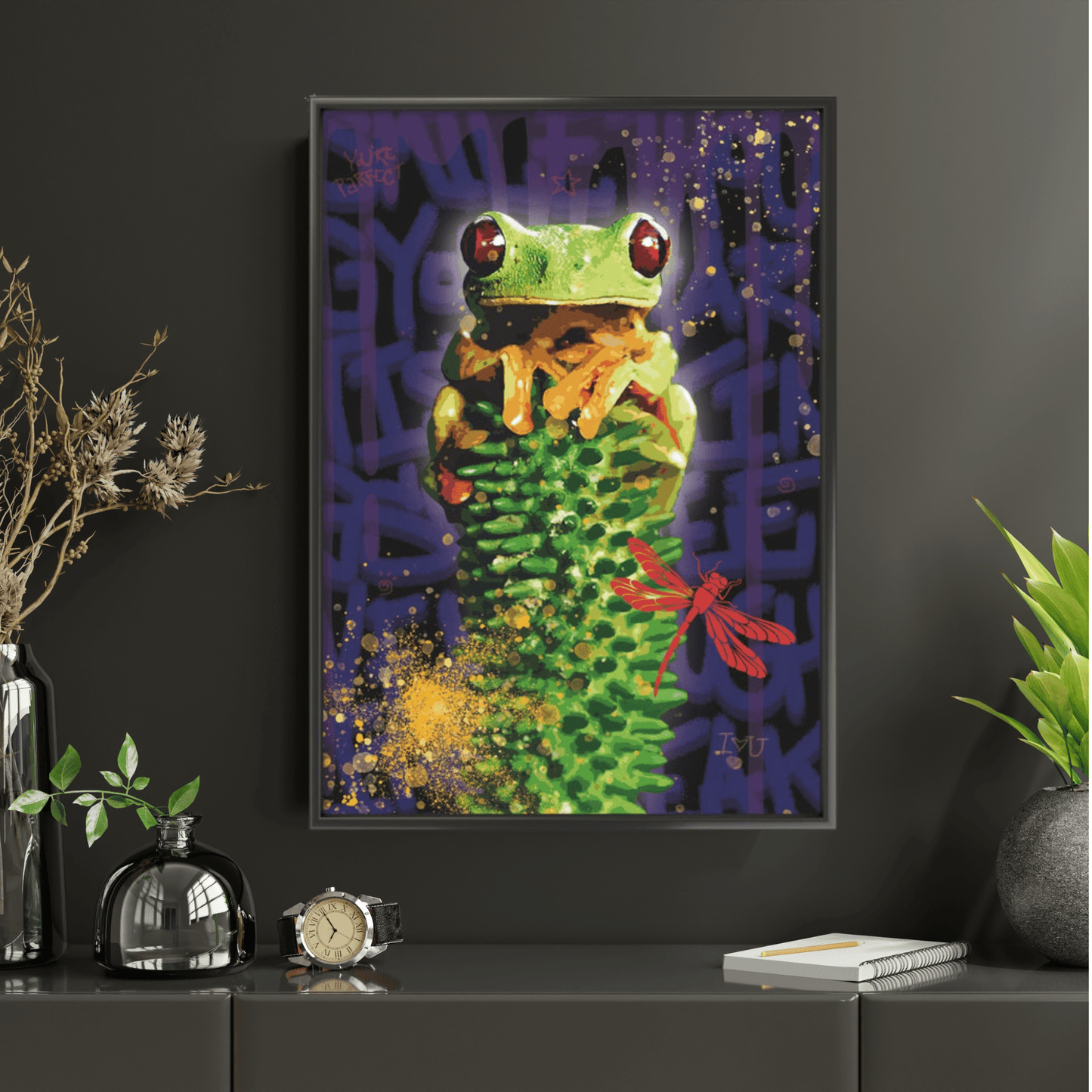 Bilde av Anette Borge You're not alone" laget av Anette Borge, popart kunst fra Galleri2b