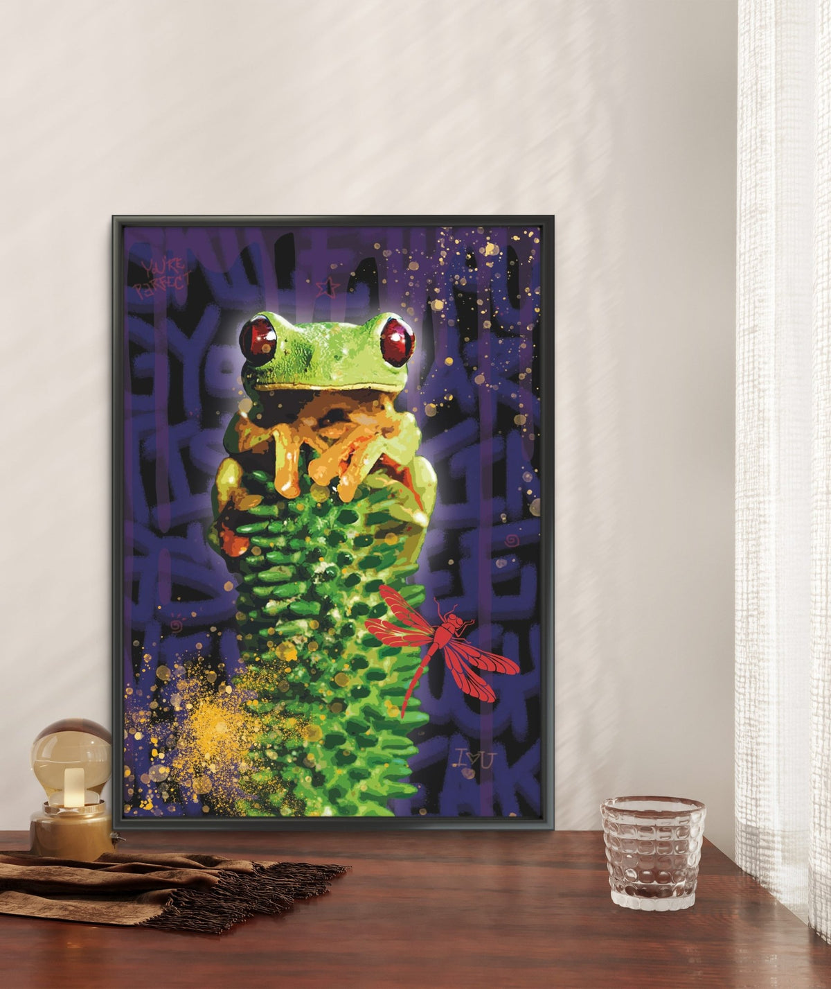 Bilde av Anette Borge You're not alone" laget av Anette Borge, popart kunst fra Galleri2b