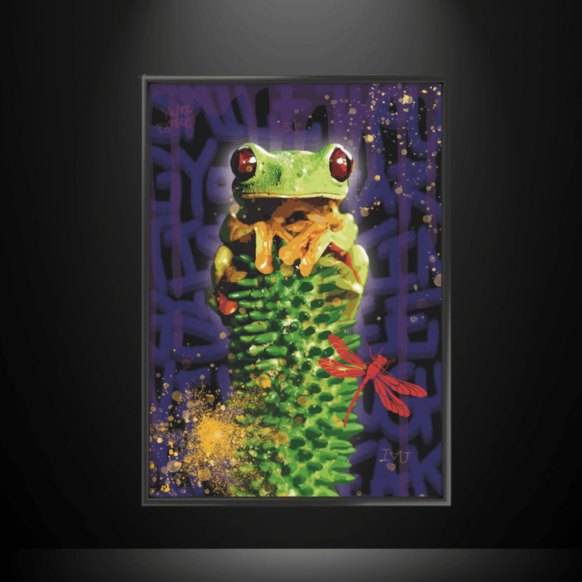 Bilde av Anette Borge You're not alone" laget av Anette Borge, popart kunst fra Galleri2b