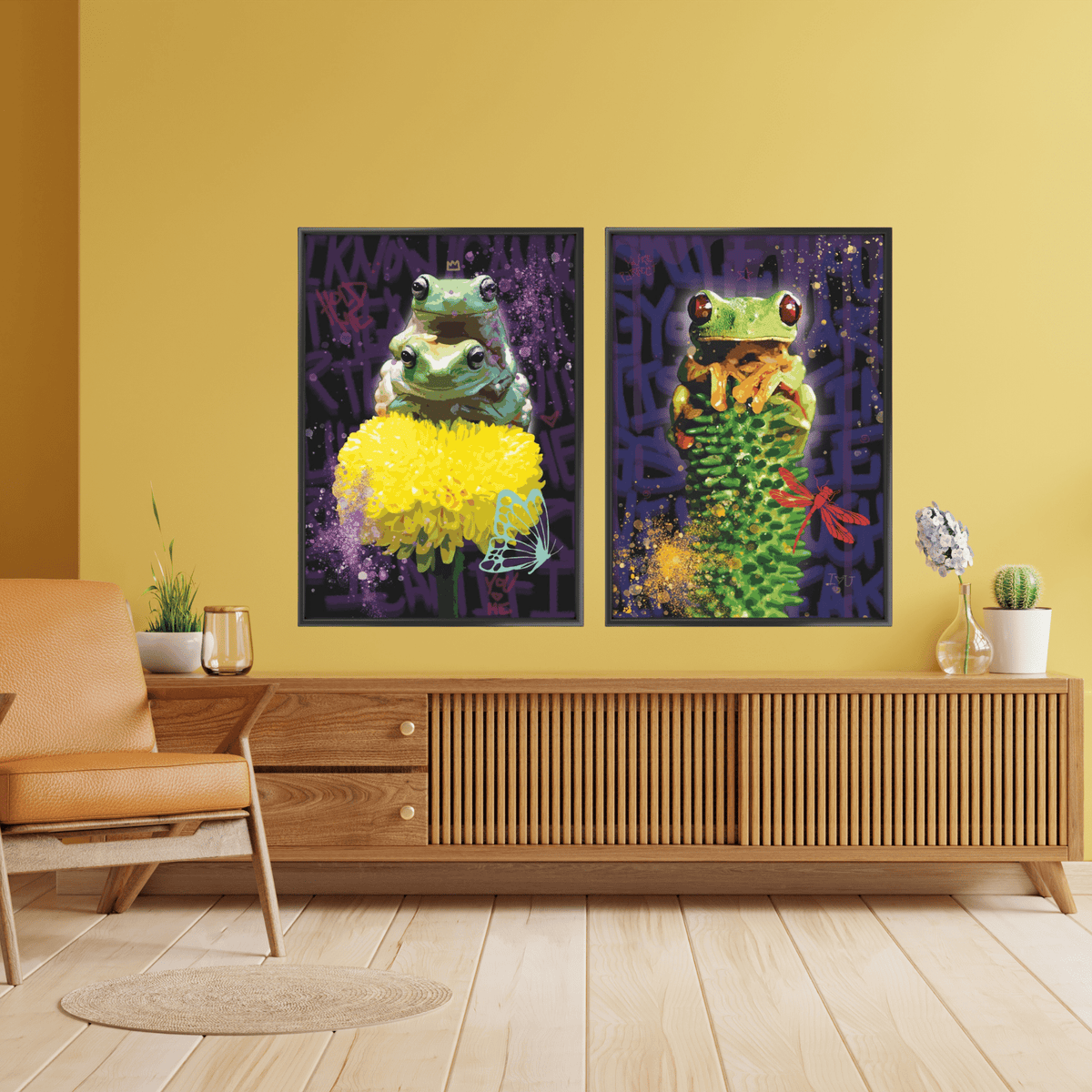 Bilde av Anette Borge You're not alone" laget av Anette Borge, popart kunst fra Galleri2b