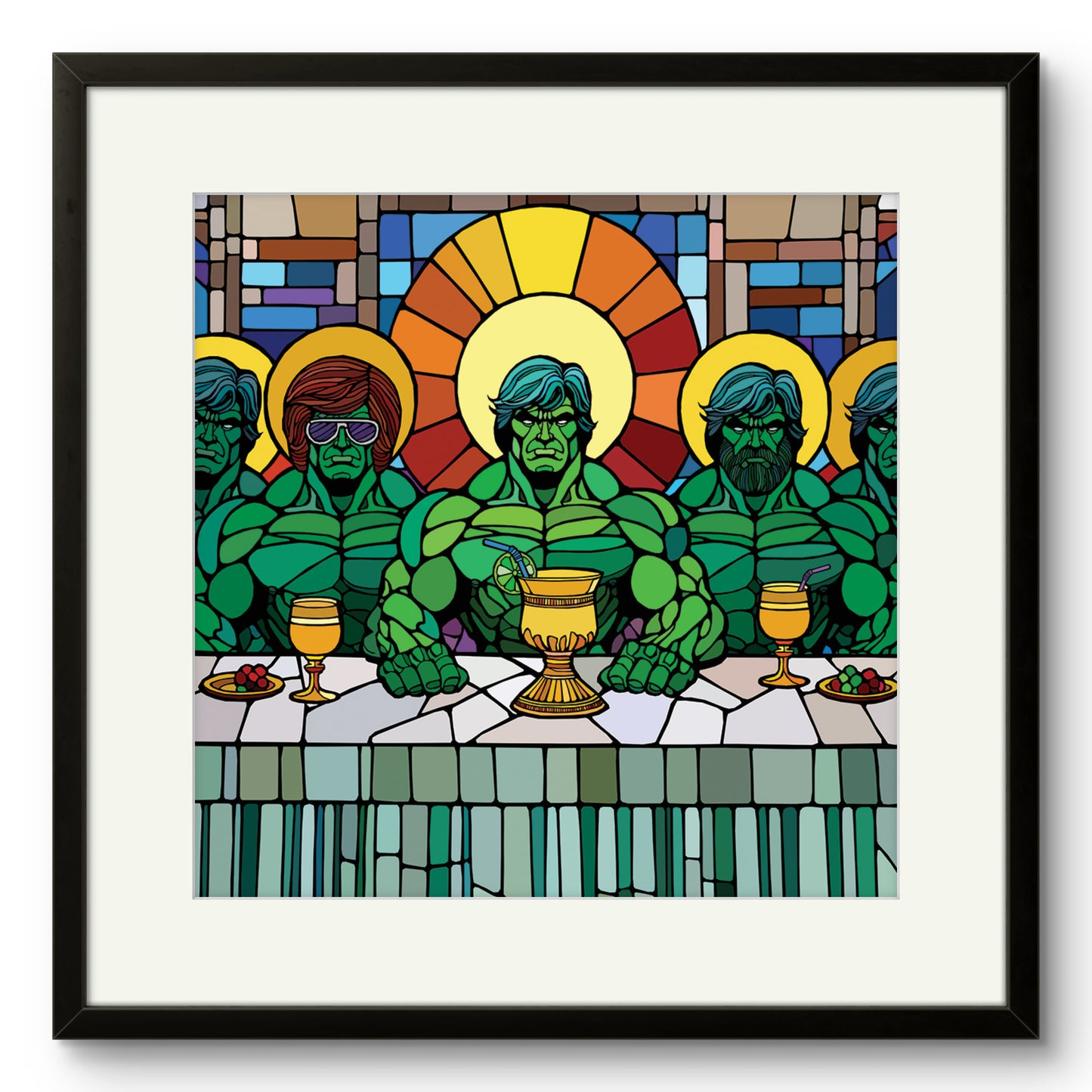 Ronny Bank "Last Supper" 15X15 cm