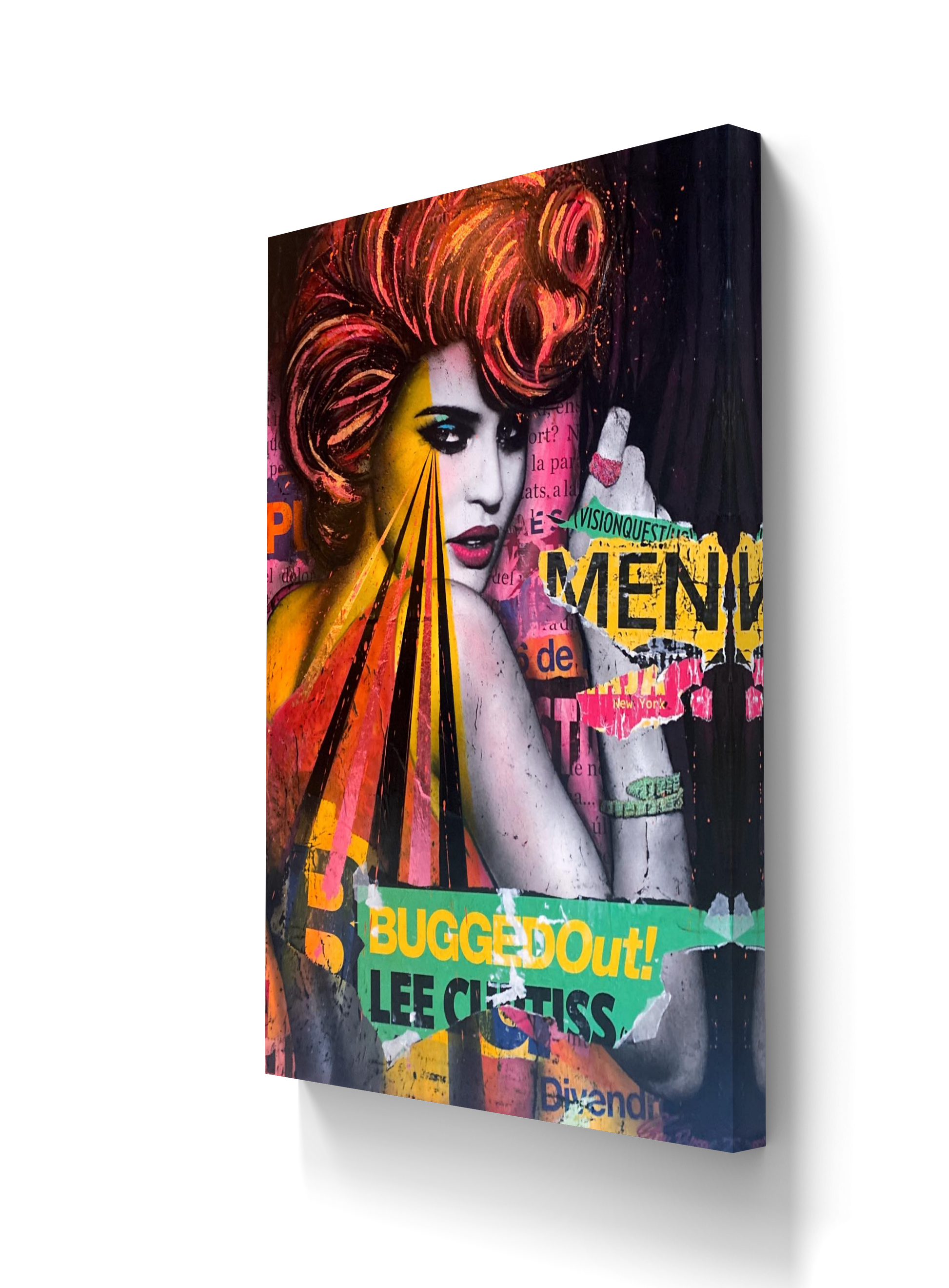 Kjøp Store Malerier av Fru Bugge: Popart og Streetart i Ett