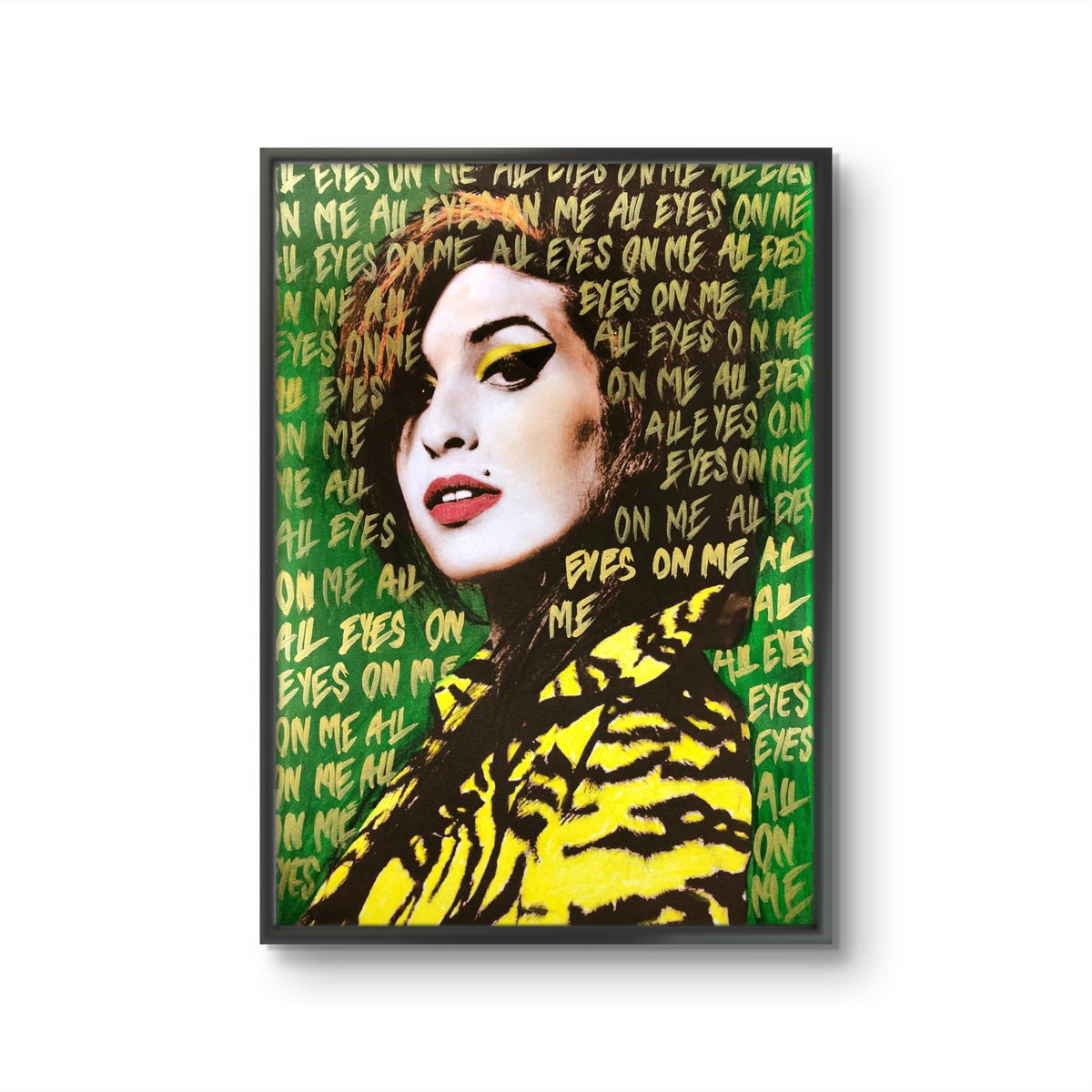 Bilde av Fru Bugge "Amy Winehouse" laget av Fru Bugge, popart kunst fra Galleri2b