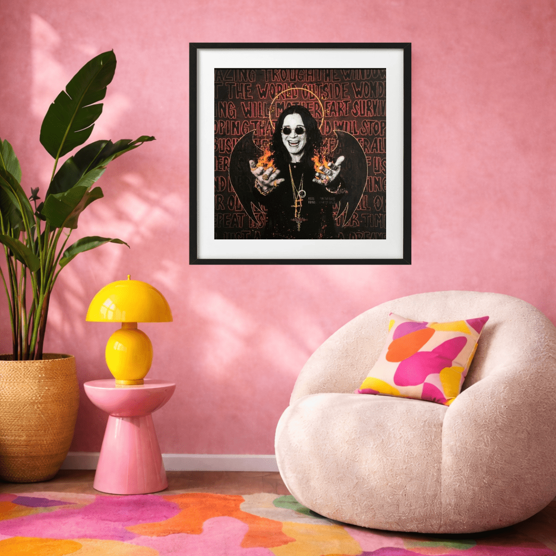 Bilde av 👄Fru Bugge "Dreamer" Ozzy Osborne laget av Fru Bugge, popart kunst fra Galleri2b