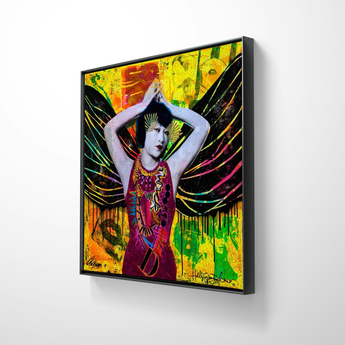 Bilde av Fru Bugge - Holly Susanne Rader - Originalen laget av Fru Bugge, popart kunst fra Galleri2b