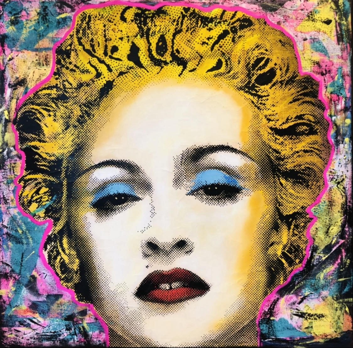 Bilde av Fru Bugge "Madonna" laget av Fru Bugge, popart kunst fra Galleri2b