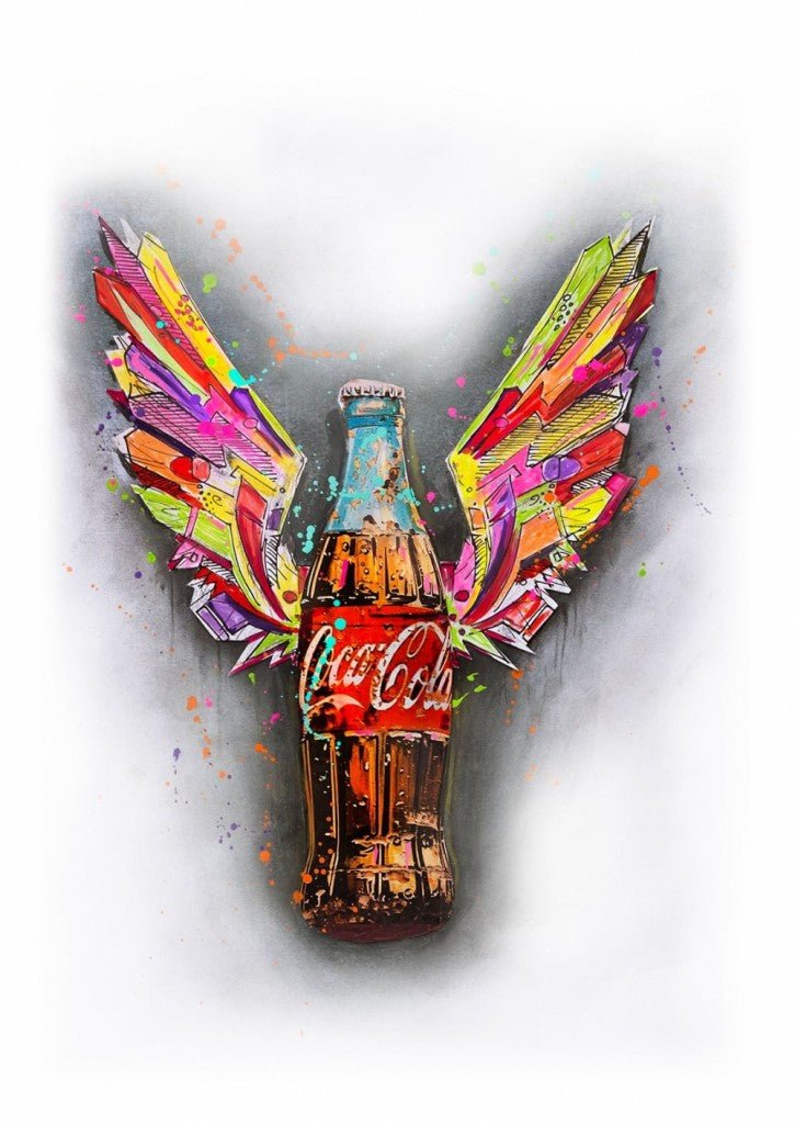 Bilde av Fru Bugge og Kokkoart "Soda pop" laget av Fru Bugge, popart kunst fra Galleri2b