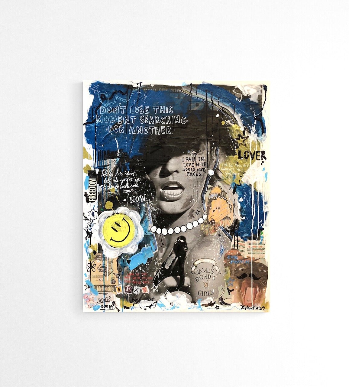 Bilde av JfPainting "007" Originalen laget av Julia Flak, popart kunst fra Galleri2b