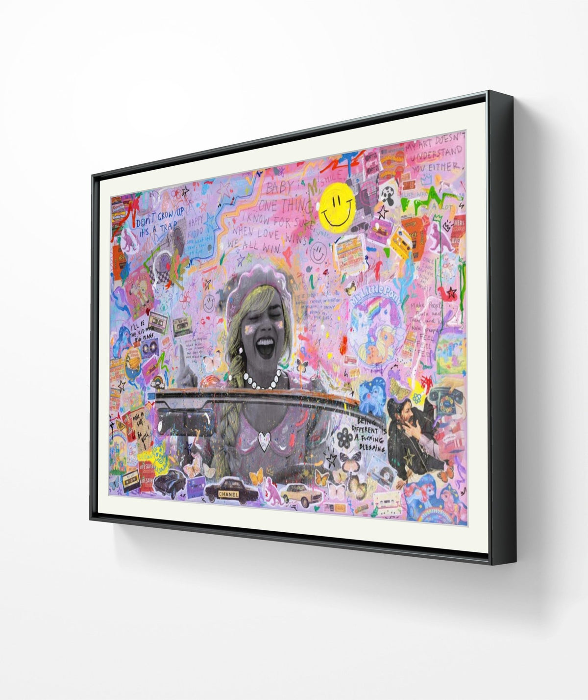 Bilde av JfPainting "Barbie" NYTT TRYKK laget av Julia Flak, popart kunst fra Galleri2b