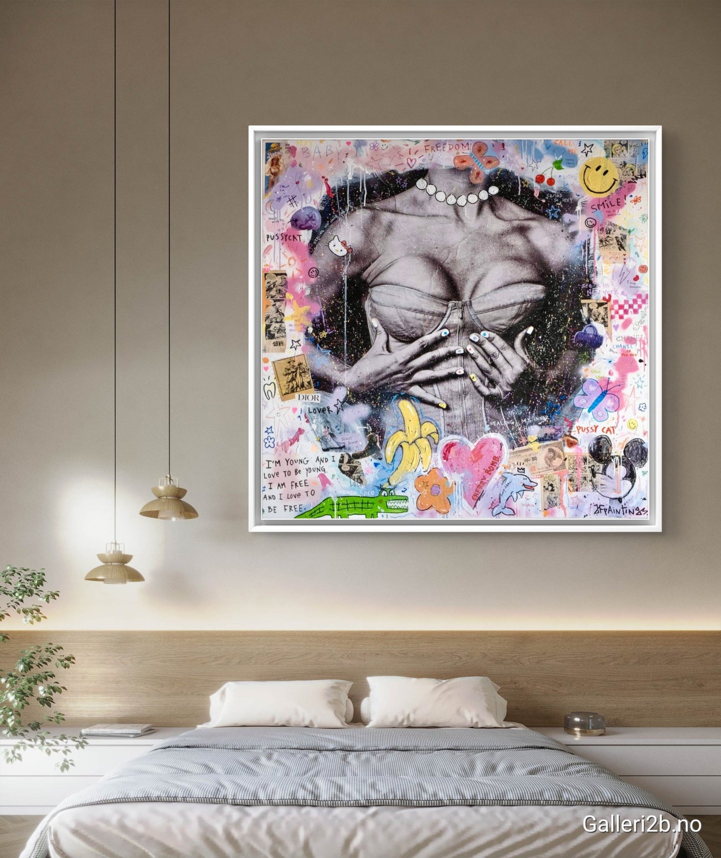 Bilde av JfPainting "Healing" Trykk laget av Julia Flak, popart kunst fra Galleri2b