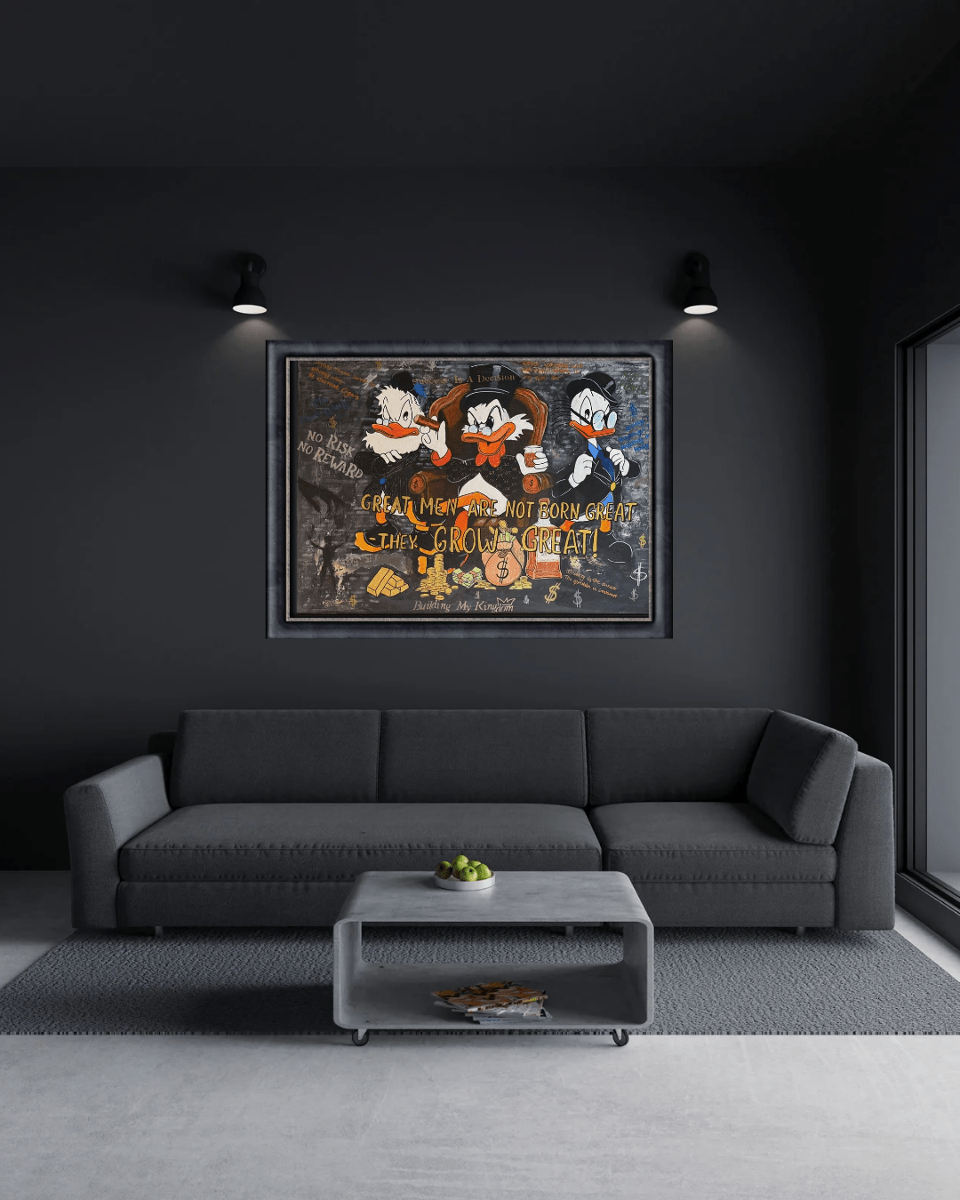 Bilde av LYF DUCKFATHER laget av LYF, popart kunst fra Galleri2b