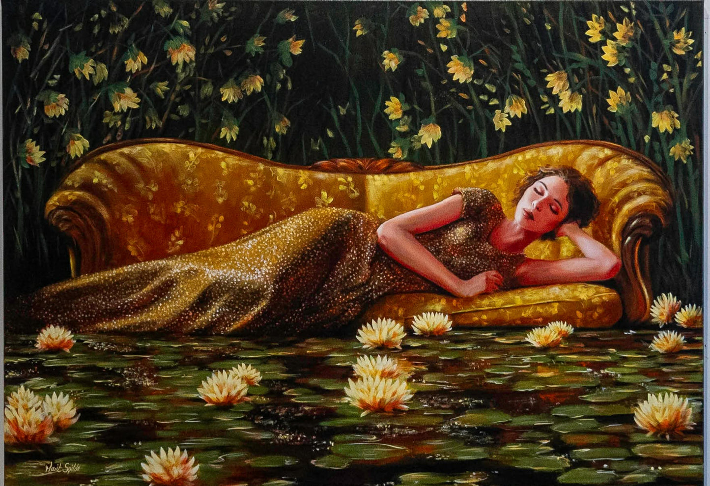 Bilde av Marit Spilde - The Weight of Floating laget av Marit Spilde, popart kunst fra Galleri2b