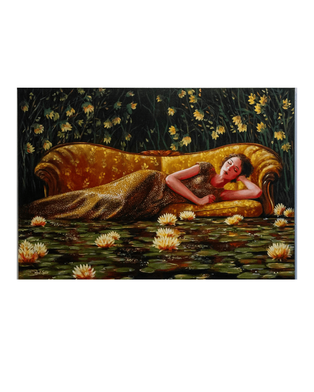 Bilde av Marit Spilde - The Weight of Floating laget av Marit Spilde, popart kunst fra Galleri2b