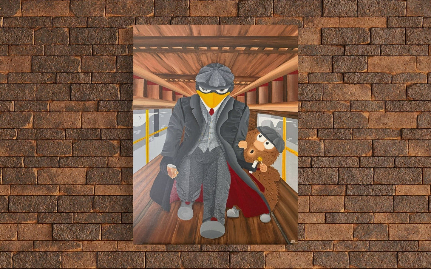 Bilde av Paintress Passion "Muffens" laget av Paintress Passion, popart kunst fra Galleri2b