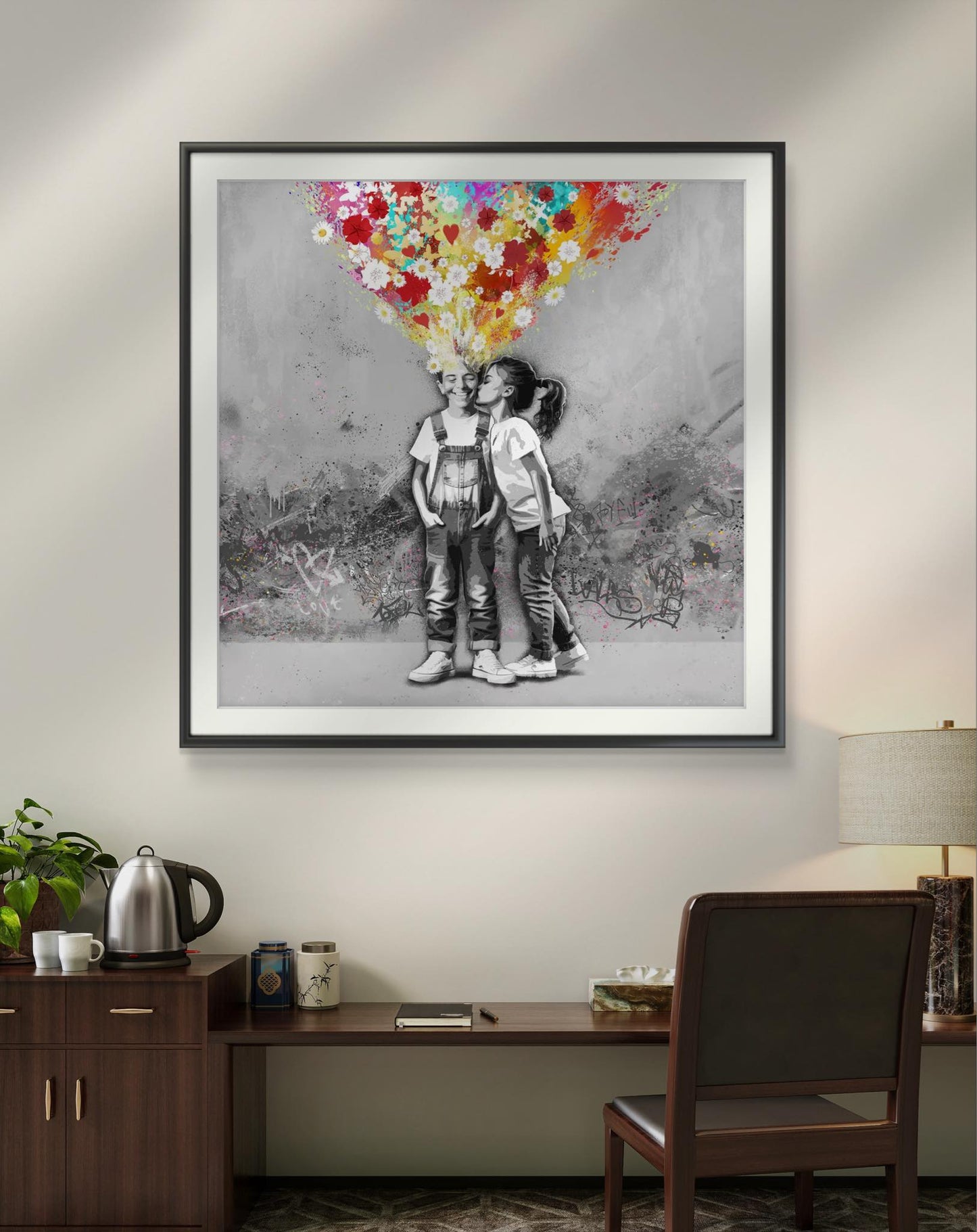 Bilde av Rino Larsen "Bliss" laget av Rino Larsen, popart kunst fra Galleri2b