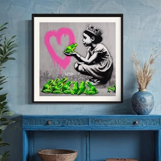 Bilde av Rino Larsen "Wish" laget av Rino Larsen, popart kunst fra Galleri2b