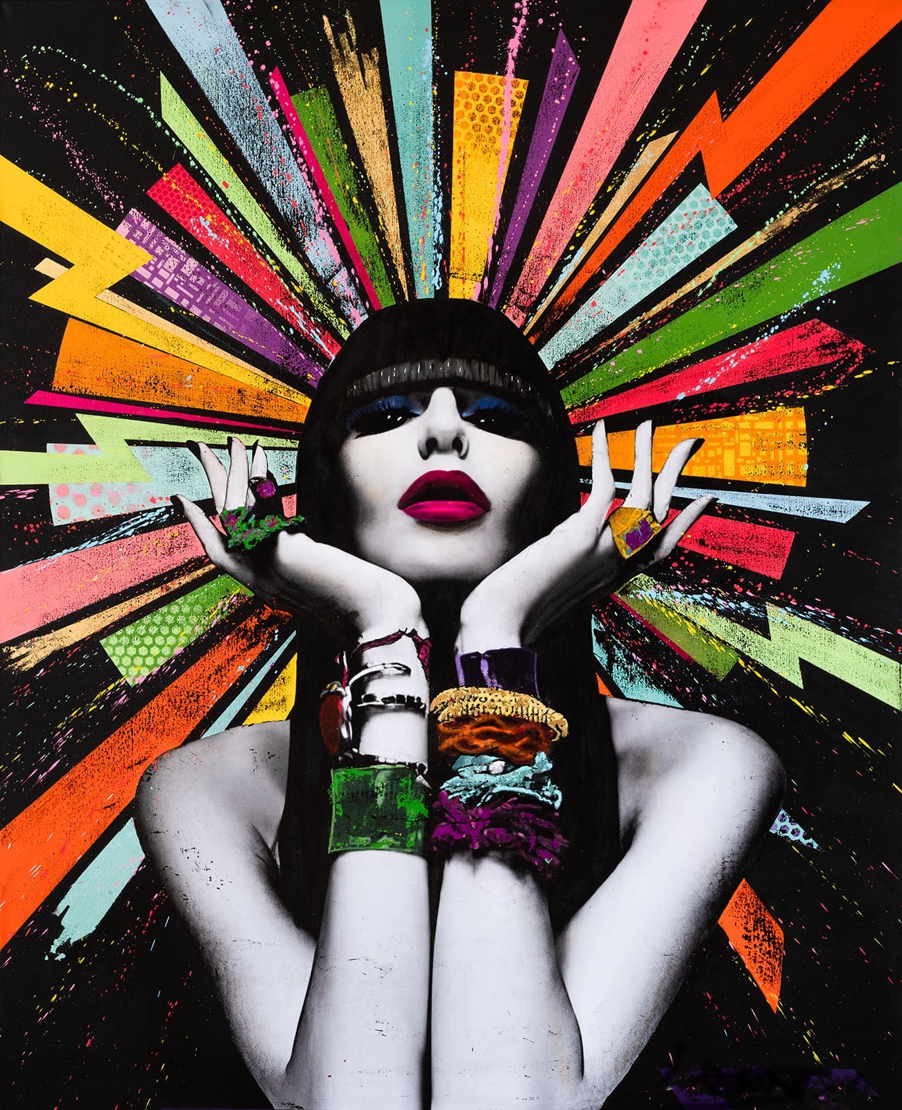 Fru Bugge og Kokkoart "Soda pop" Popart på sitt aller beste