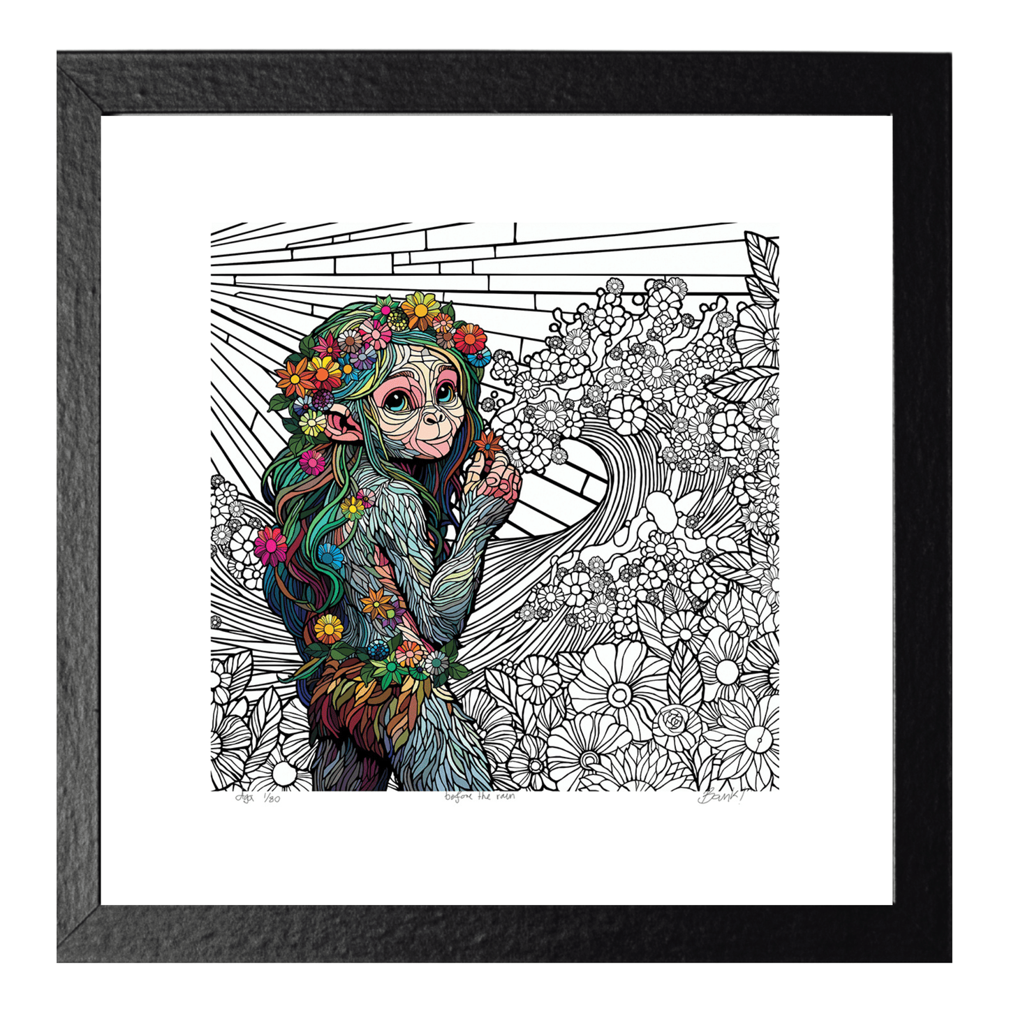 Bilde av Ronny Bank - "Before the rain" - 2025 edition laget av Ronny Bank, popart kunst fra Galleri2b