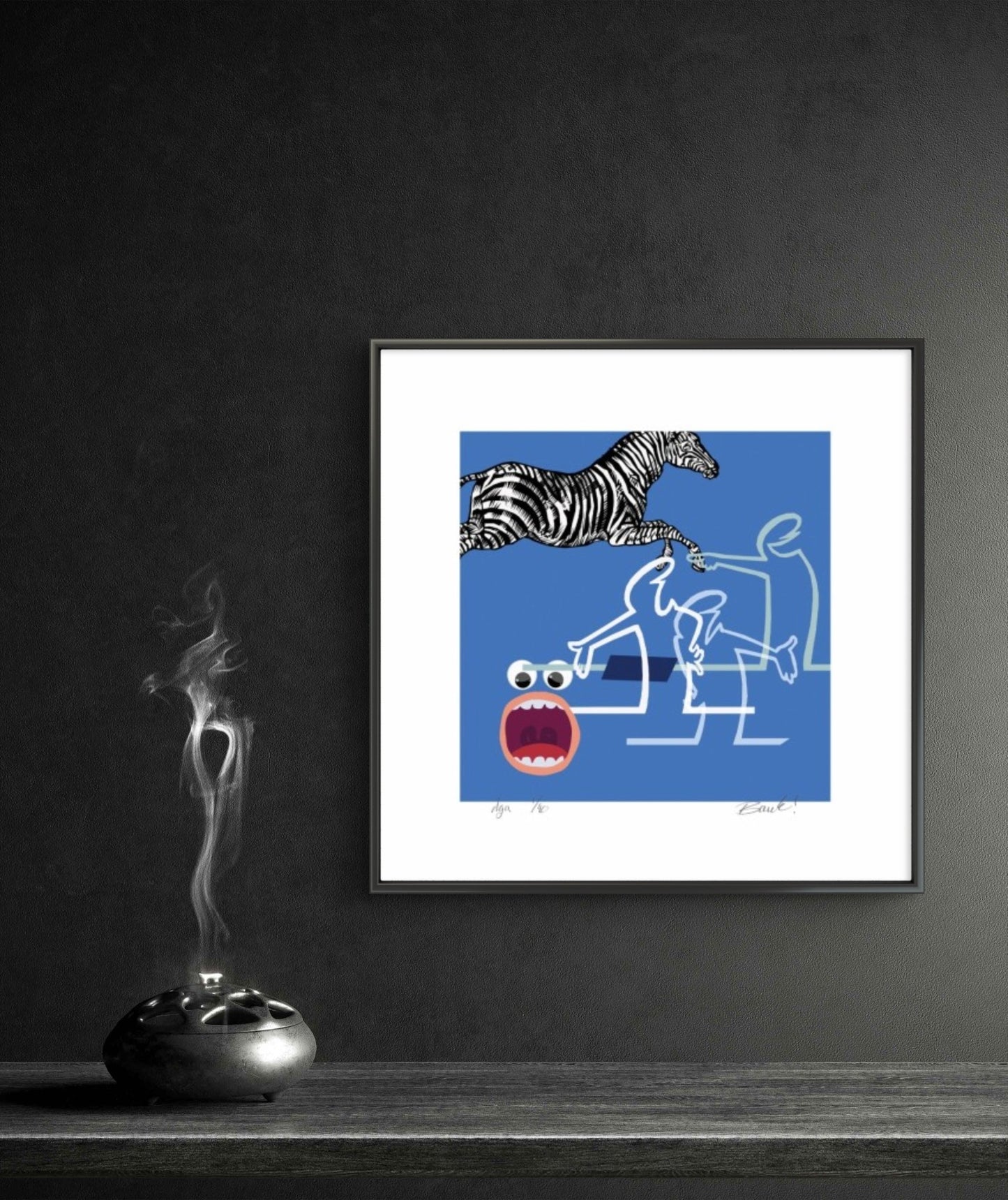 Bilde av Ronny Bank "Bruddstykker" laget av Ronny Bank, popart kunst fra Galleri2b