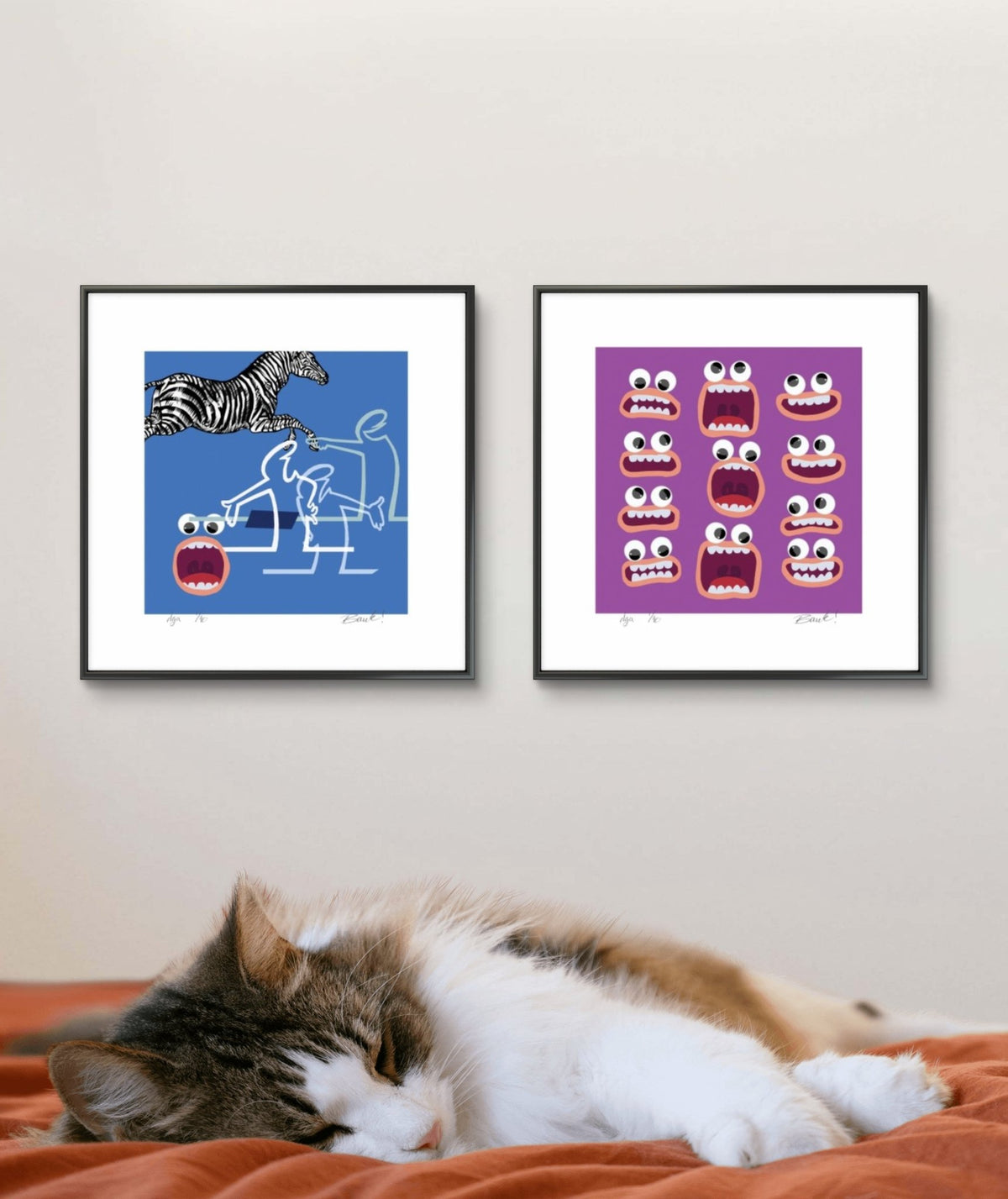 Bilde av Ronny Bank "Bruddstykker" laget av Ronny Bank, popart kunst fra Galleri2b