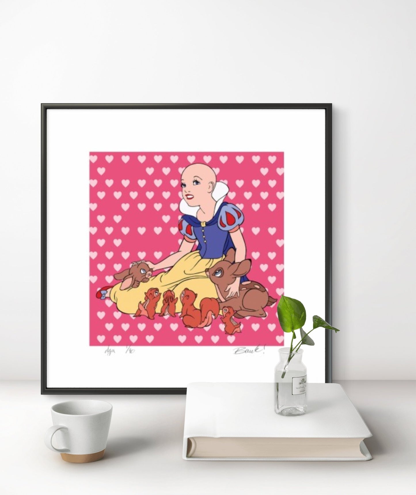 Bilde av Ronny Bank "Den vakreste" laget av Ronny Bank, popart kunst fra Galleri2b