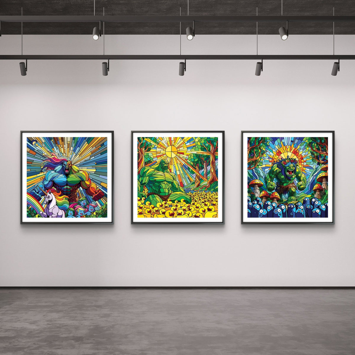 Bilde av Ronny Bank "Gaylord" 90X90cm laget av Ronny Bank, popart kunst fra Galleri2b