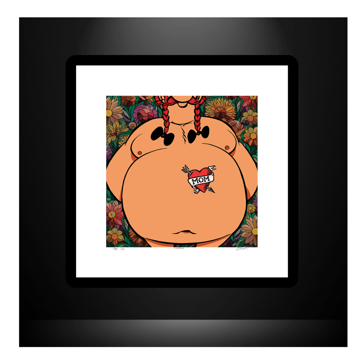 Bilde av Ronny Bank - "Mamma" - 2025 edition laget av Ronny Bank, popart kunst fra Galleri2b
