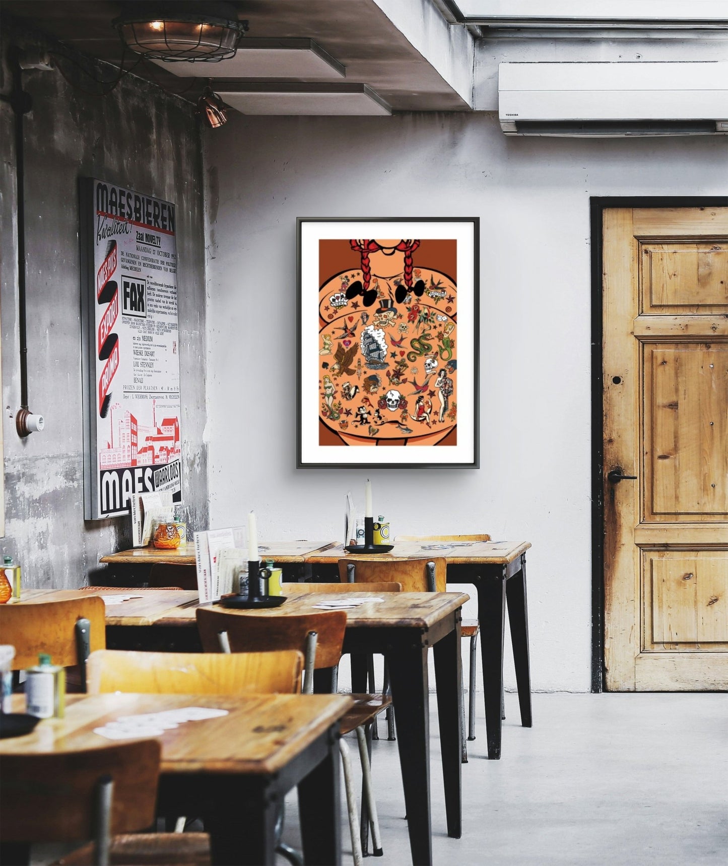 Bilde av Ronny Bank "No Regrets" NYHET laget av Ronny Bank, popart kunst fra Galleri2b