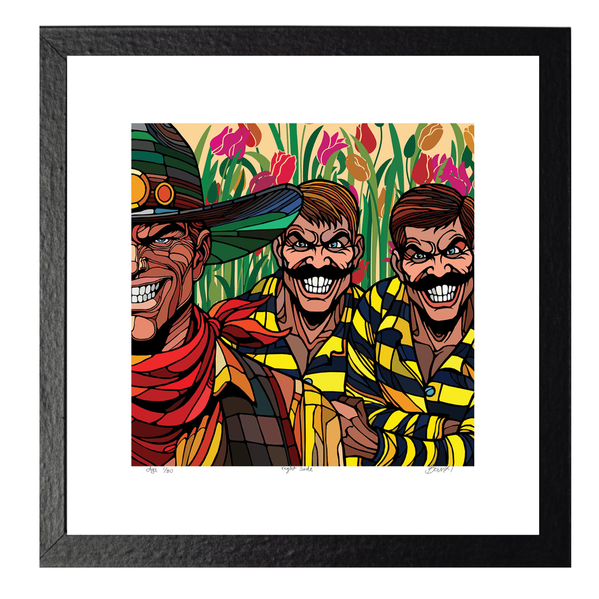 Bilde av Ronny Bank - "Right side" - 2025 edition laget av Ronny Bank, popart kunst fra Galleri2b
