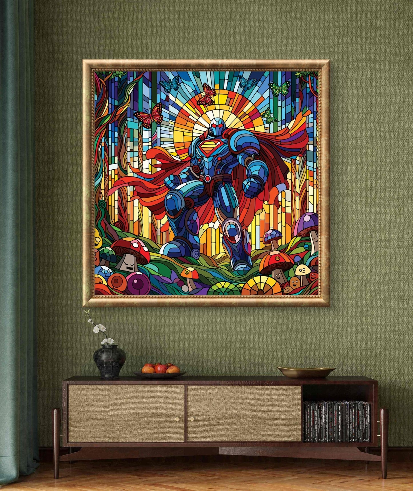 Bilde av Ronny Bank "Vigorius Colssus " 50X50 cm laget av Ronny Bank, popart kunst fra Galleri2b