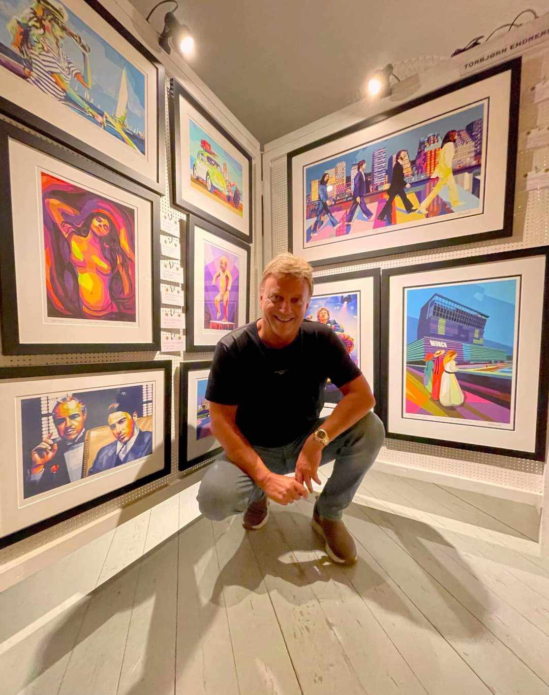 Bilde av Torbjørn Endrerud "Abbey Code" laget av Torbjørn Endrerud, popart kunst fra Galleri2b