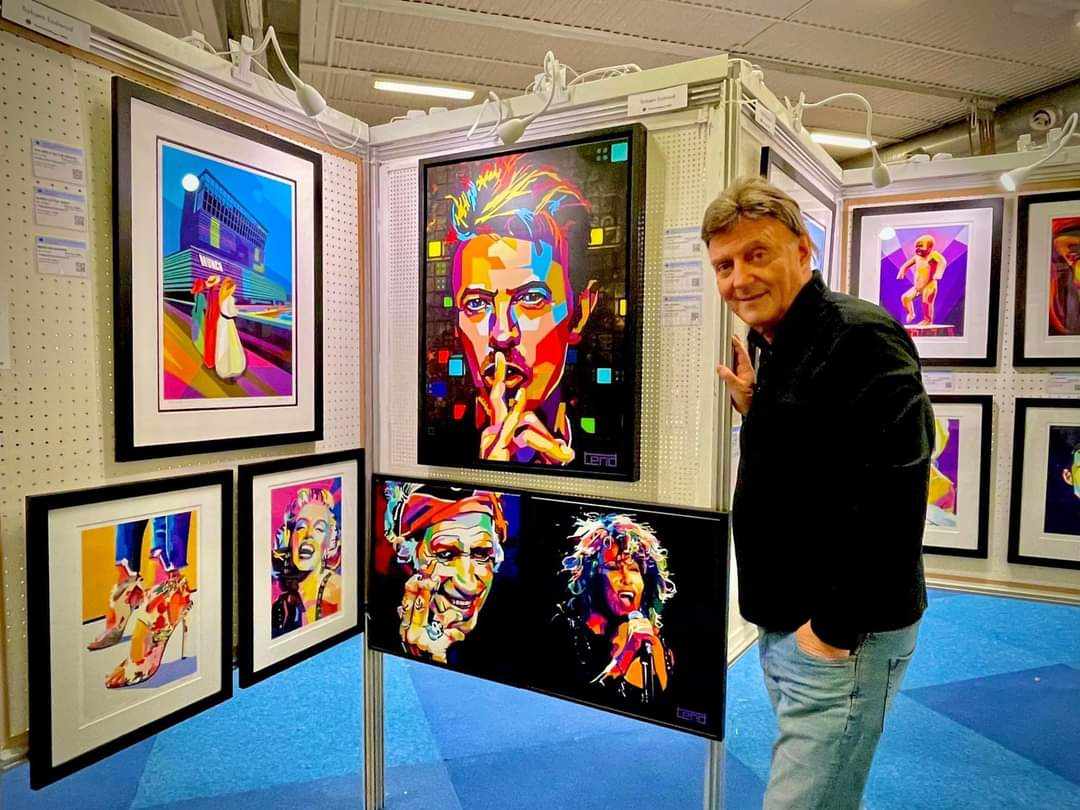 Bilde av Torbjørn Endrerud "David Bowie" laget av Torbjørn Endrerud, popart kunst fra Galleri2b