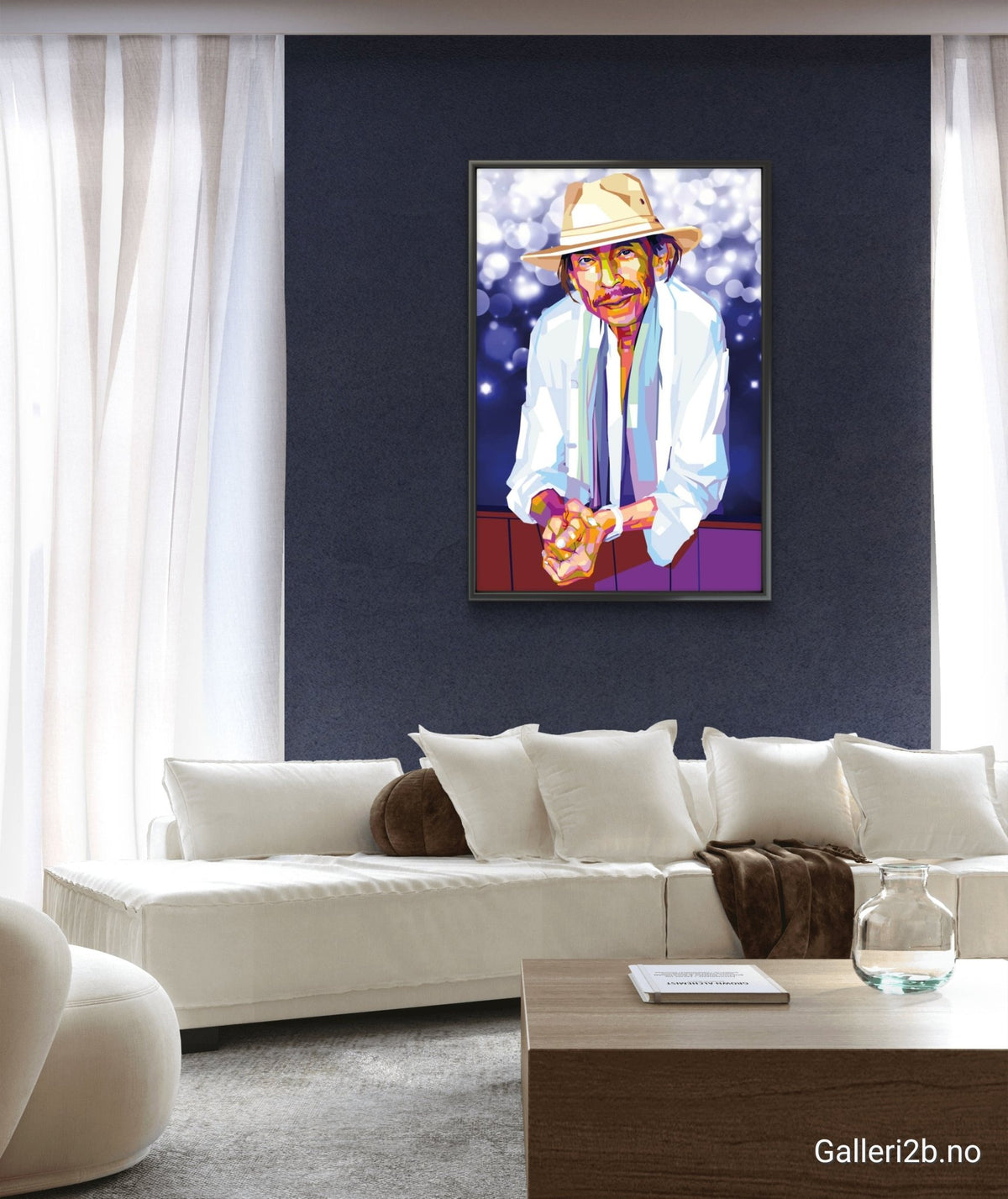 Bilde av Torbjørn Endrerud "Jahn Teigen" laget av Torbjørn Endrerud, popart kunst fra Galleri2b
