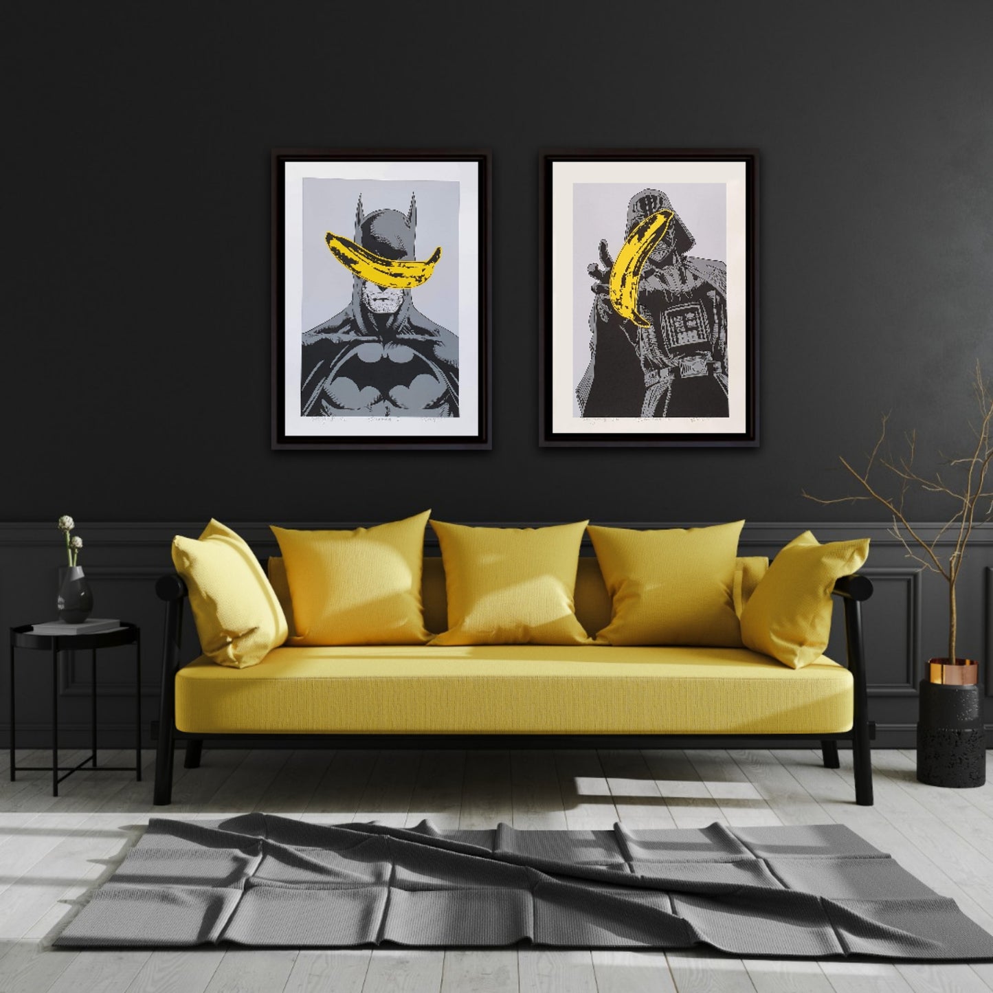 Ronny Bank, banana 2, Kunsttrykk, Litografi, Grafikk, Billedkunstner, popart