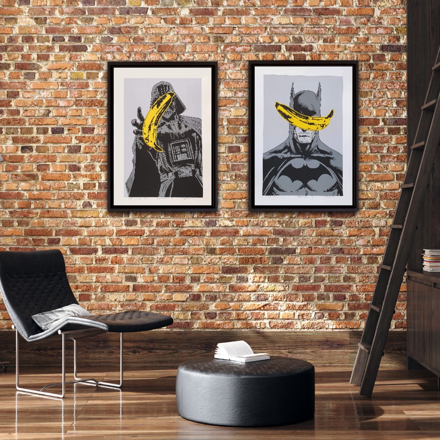 Ronny Bank, banana 2, Kunsttrykk, Litografi, Grafikk, Billedkunstner, popart