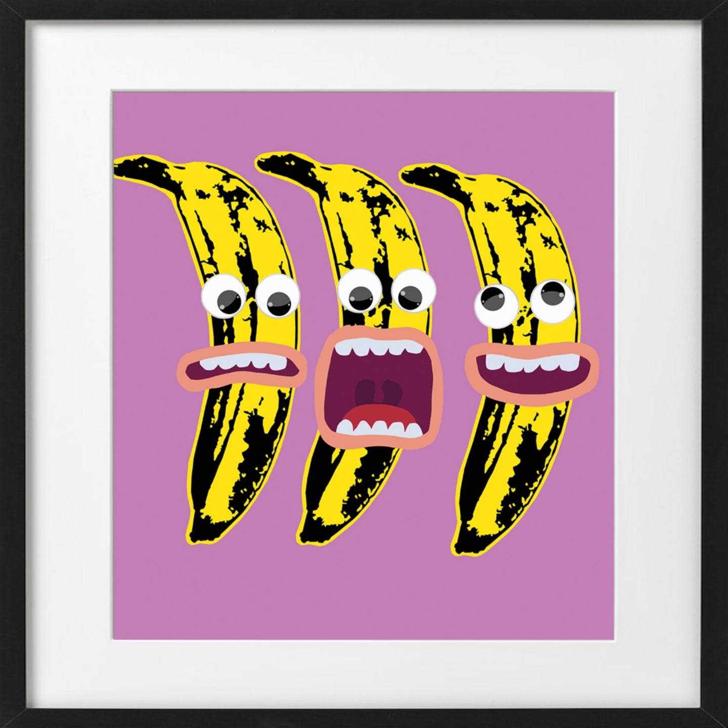 Ronny Bank, Barnekor rosa, serigrafi, grafikk, billedkunstner, pĂžbel kunst, popart