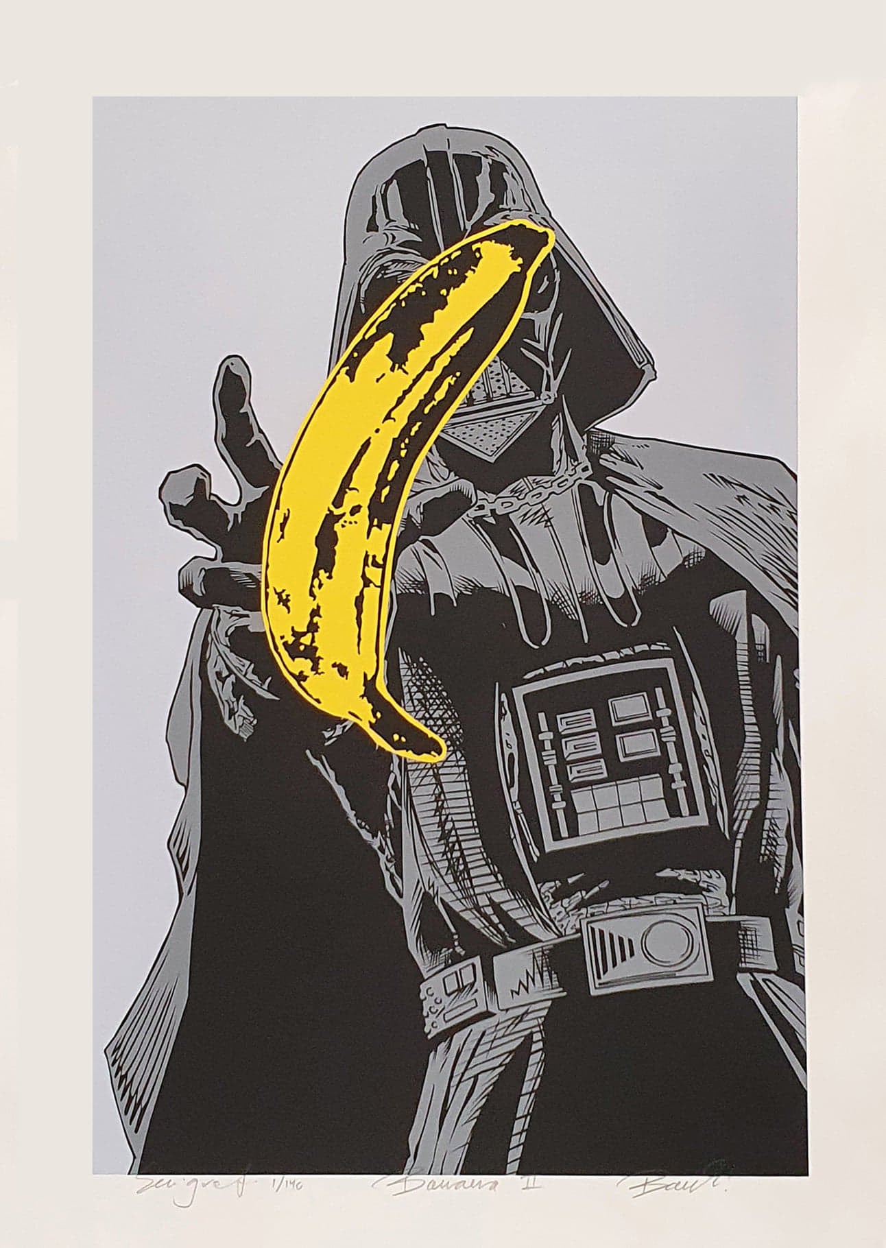 Ronny Bank, banana 2, Kunsttrykk, Litografi, Grafikk, Billedkunstner, popart